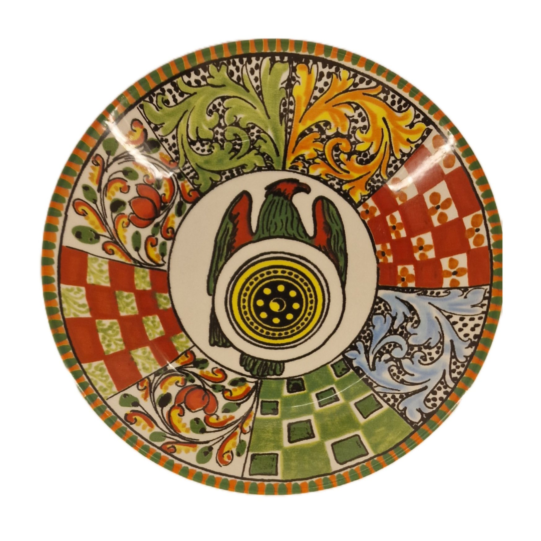 Piatti siciliani - Decoro carte da gioco